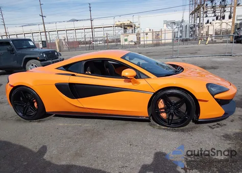 2016 Mclaren 570S z USA, uszkodzony, nr VIN SBM13DAA0GW000430